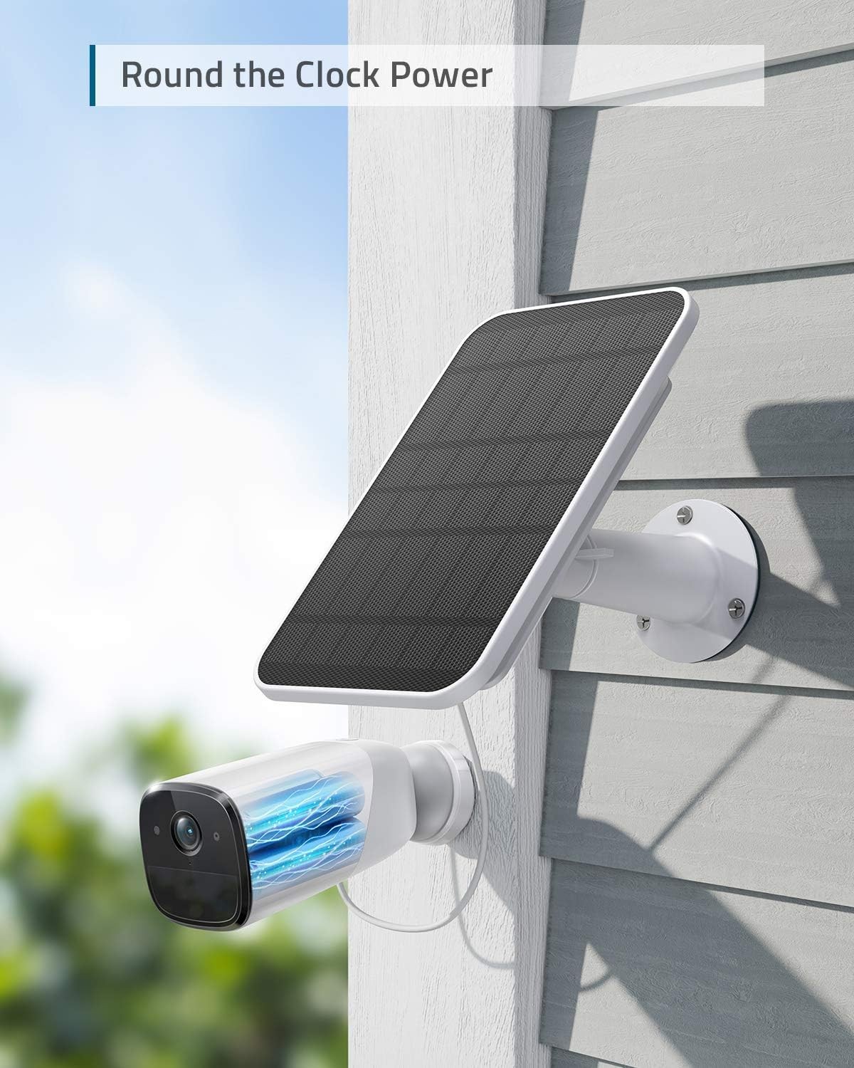eufy Solar Panel 2.6W IP65 Weatherproof for eufyCam Outdoor Security Camera gallery