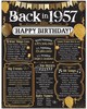 69th Birthday Decorations 1957 Back in 1957 Poster 11x14 Unframed Party Gift gallery