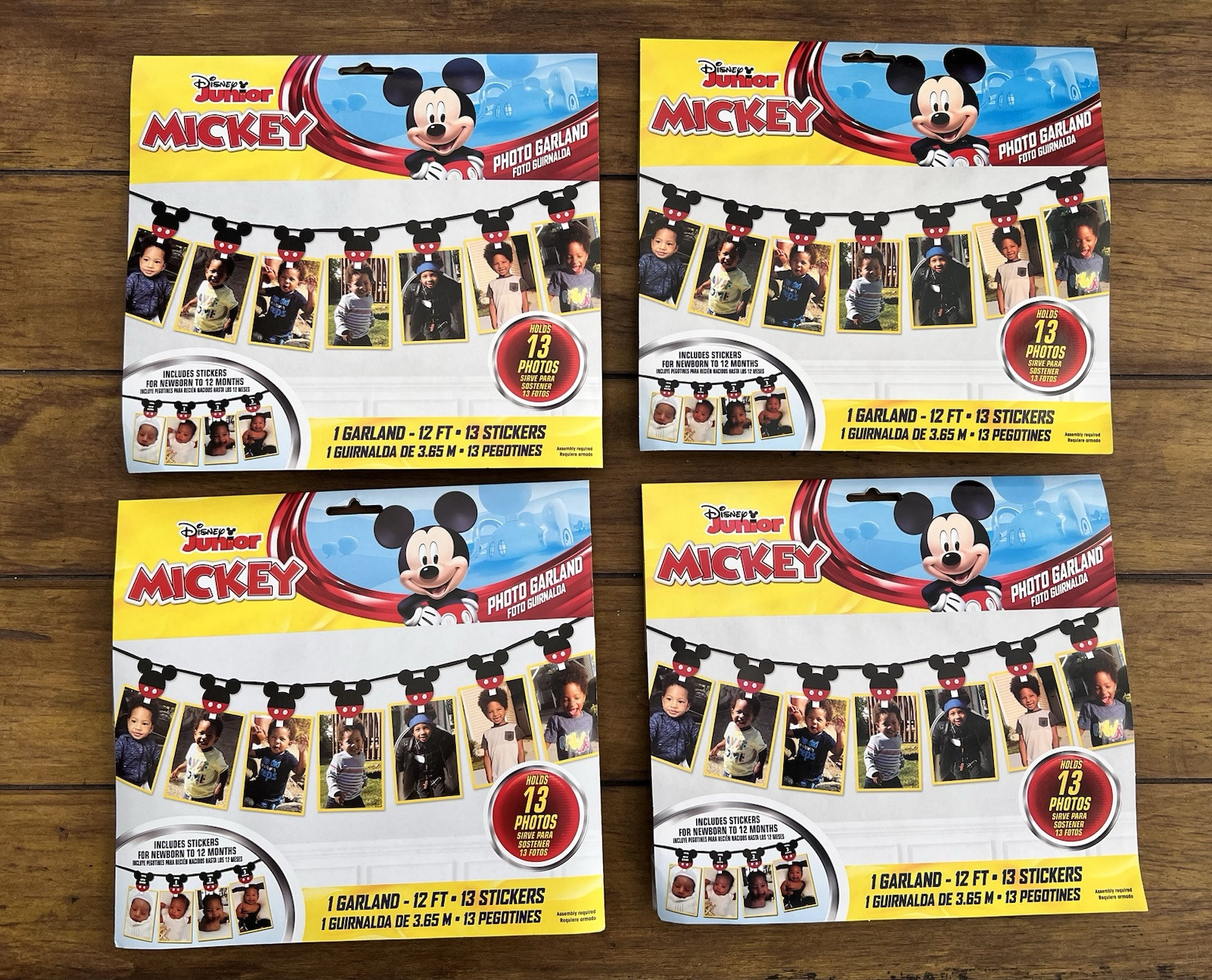 1st Birthday Mickey Mouse Forever 13-Picture Photo Garland Kit $15 each gallery