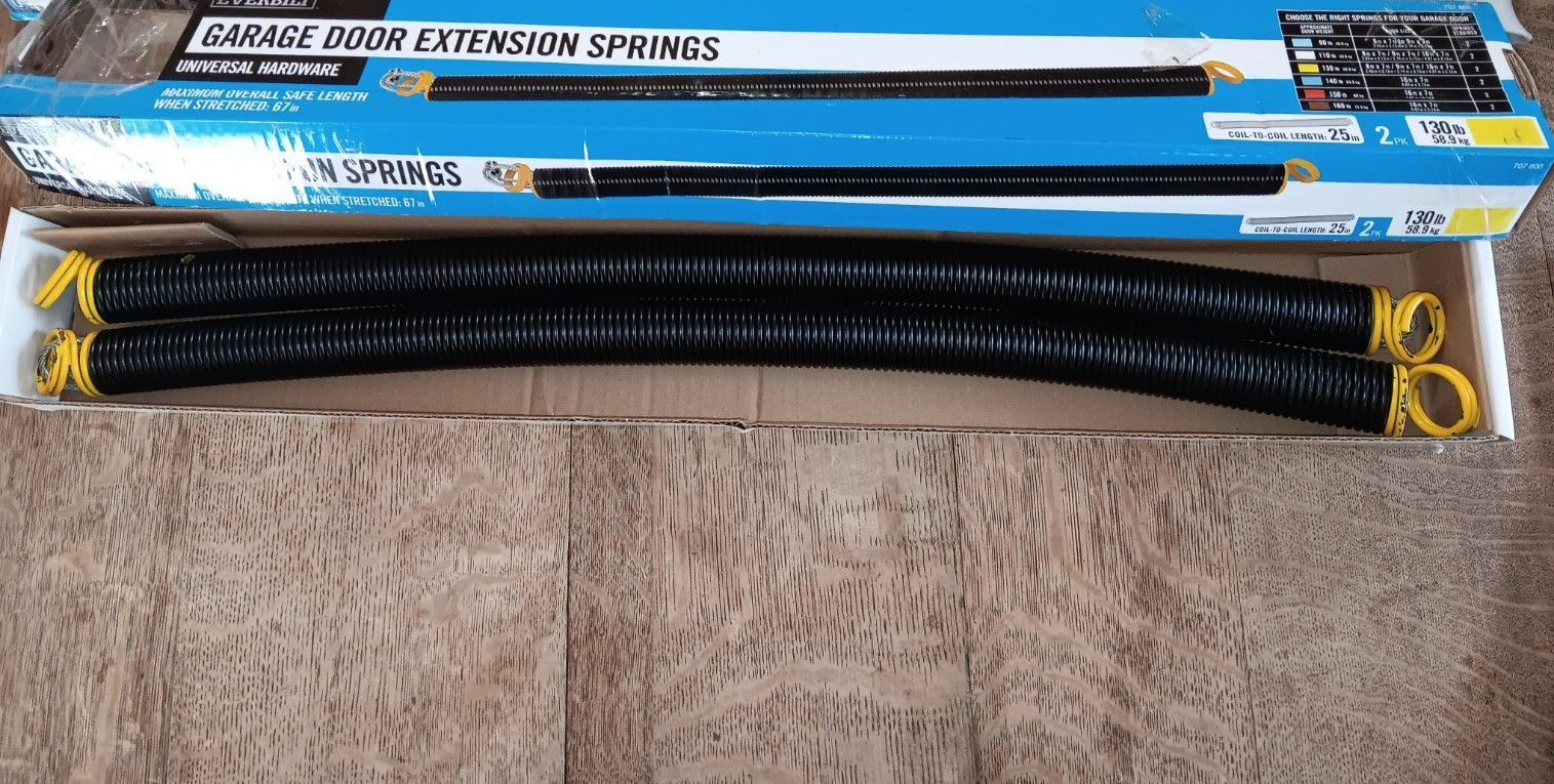 Everbilt - 130 lb Garage Door Extension Spring (2-Pack) gallery