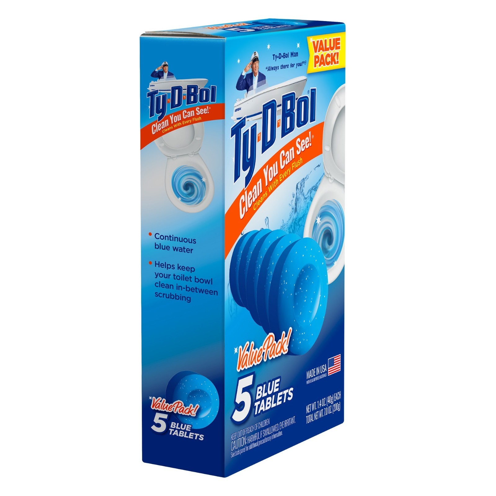 Ty-D-Bol 5 -Count Unscented Tablets All-Purpose Cleaner gallery