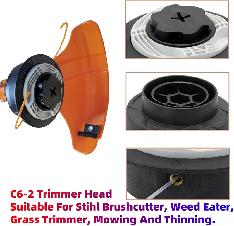 FS38 FS40 FS40C String Trimmer Head Replaces for Stihl Autocut C6-2 FS45 FS46 FS gallery