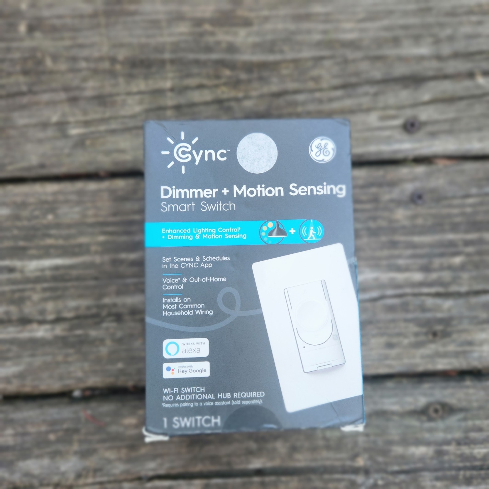 GE Cync Smart Dimmer + Motion Sensing Light Switch WiFi No Hub Required NEW gallery