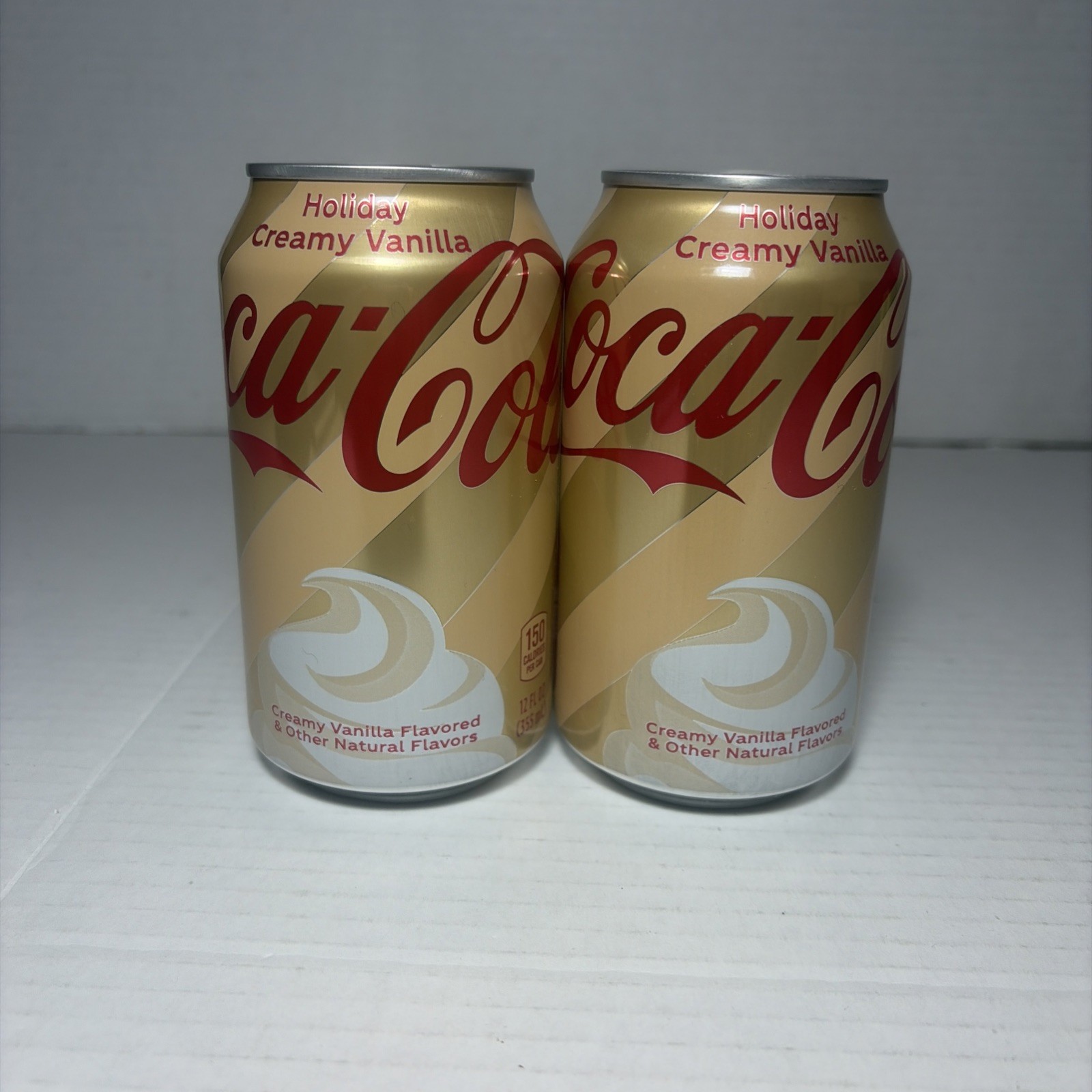 NEW LIMITED EDITION Coca-Cola Holiday Creamy Vanilla Soda (2 Cans) Coke gallery