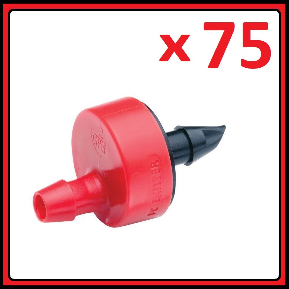Rain Bird 2-GPH Pressure Compensating Drip Irrigation Dripper 75-Pack, SW20-75