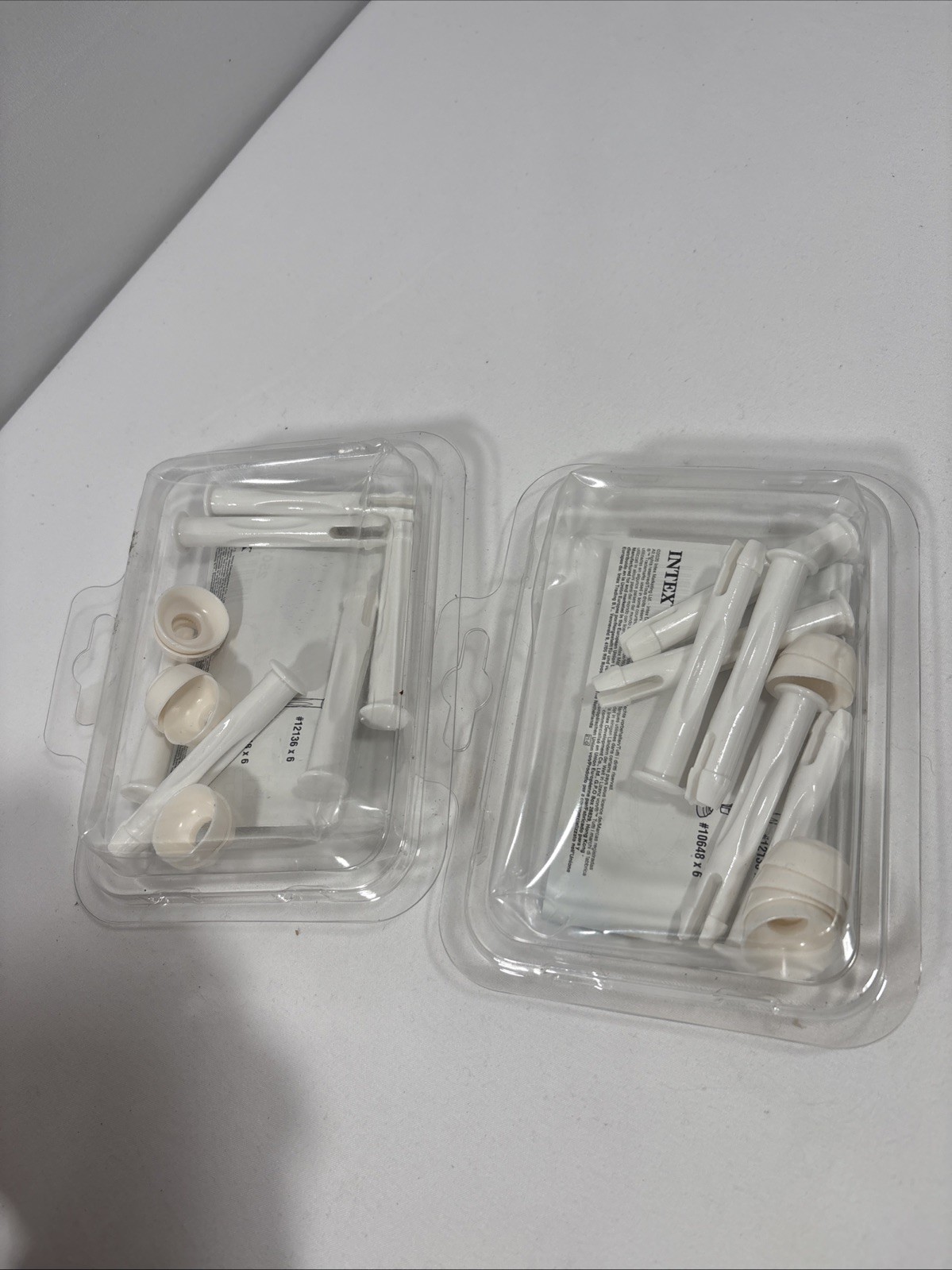 12 PCS - INTEX Pool Frame Replacement Joint Pins & Rubber Washer 25019 gallery