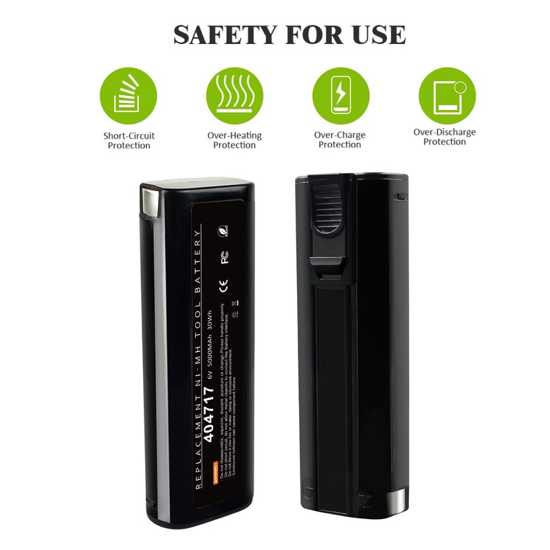 5 Ah Replacement Battery for PASLODE 6V Ni-MH 404717 902000 900400 900420 PS604N gallery
