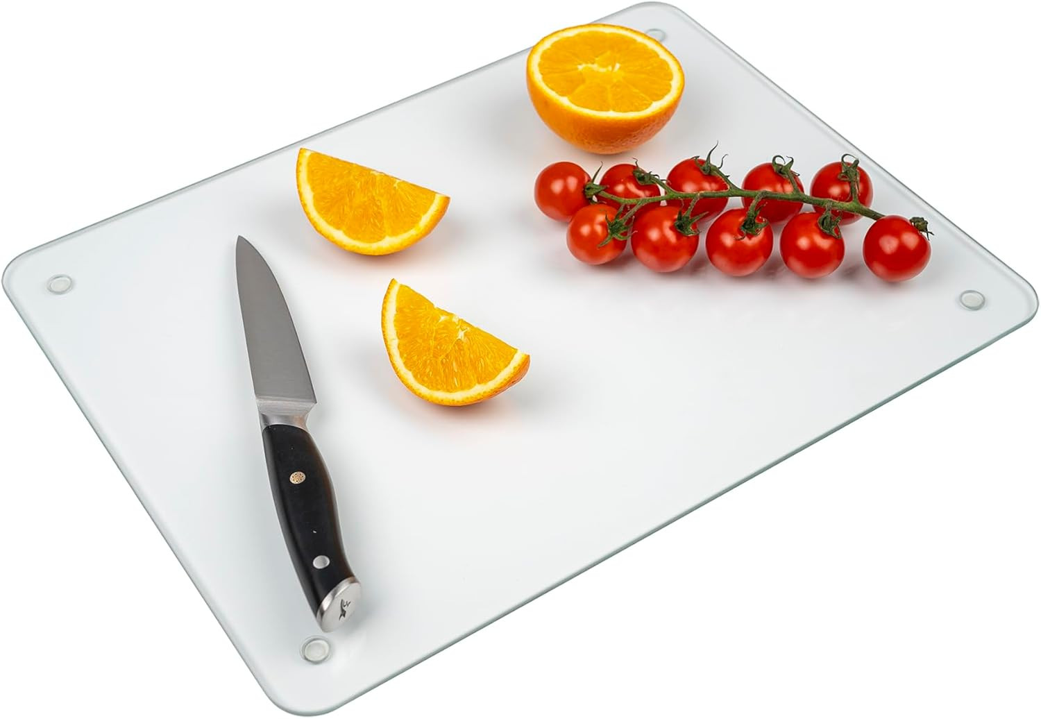 Tempered Glass Cutting Board for Kitchen, 12 X 16 Inch Clear Cutting Board with gallery