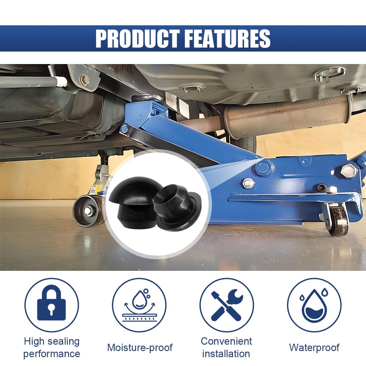 Bottle Jack Floor Jack Oil Filler Plug, Rubber Hydraulic Oils Filler Plug Bun... gallery