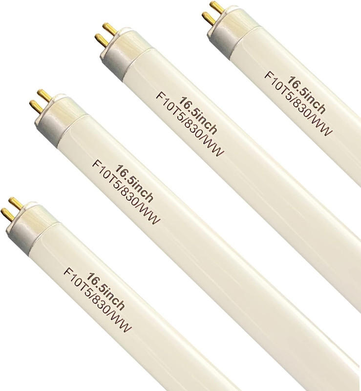 (4 Pack) 16’’ F10T5/830 Fluorescent Bulb Replacement for Jasco 10W 3000K Warm Wh gallery