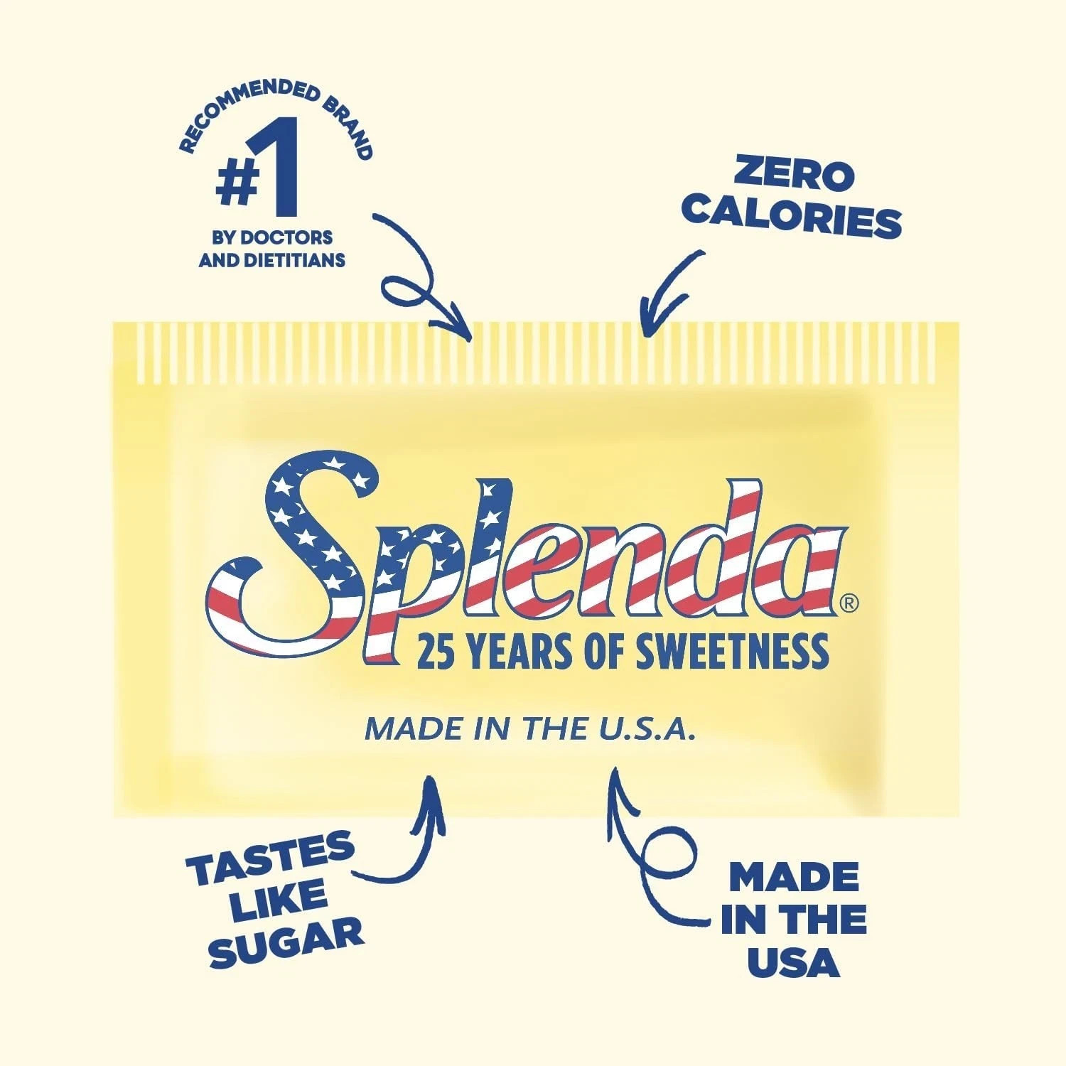 SPLENDA Zero Calorie Sweetener, 2000 Count Packets gallery