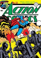ACTION COMICS #53 COMIC BOOK COVER Poster print 11″x17″ inches