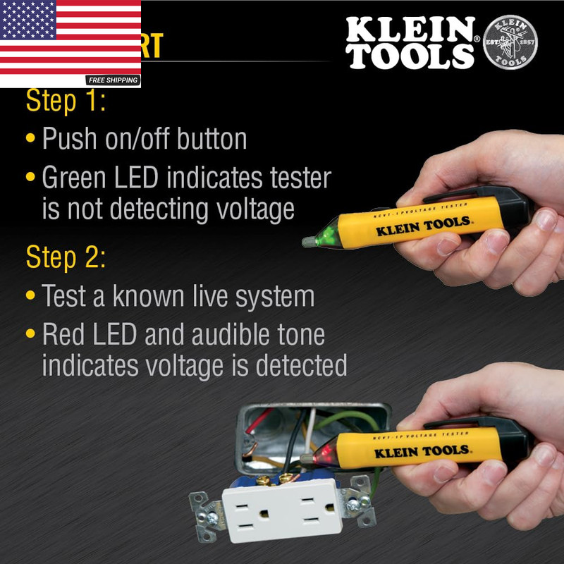 NCVT1PKIT Electrical Tester Kit with Non-Contact Low Voltage Test Pen, 50 to 100 gallery