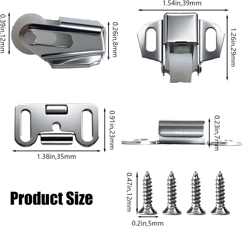 Mailbox Replacement Roller Catch Latch - 2 Packs RV Screen Door Locks Shower,... gallery