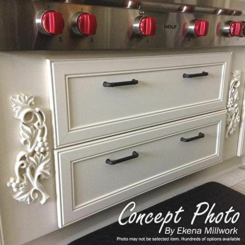 Ekena Millwork ROS03X03LFAL Rosette, 3 1/2"W x 3 1/2"H x 3/4"P, Alder gallery