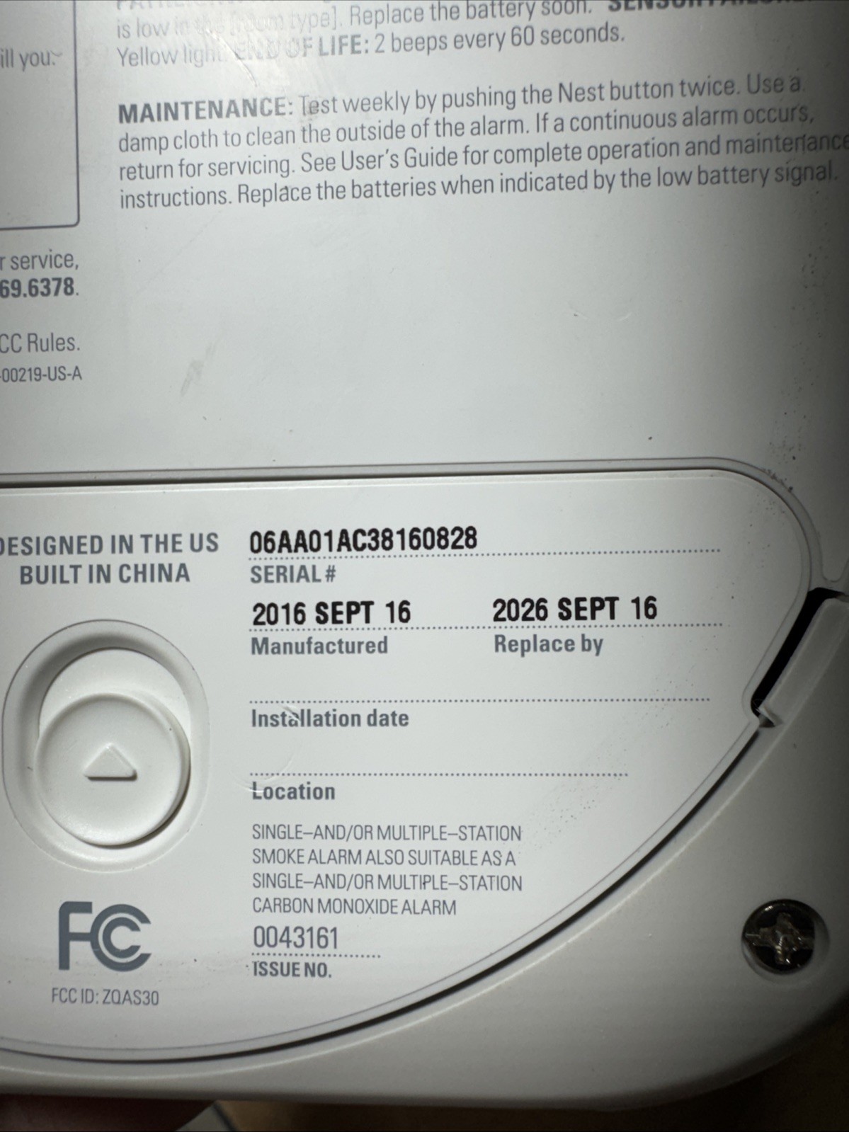 Nest Protect Smoke & CO Alarm Wired (Exp 2026, SEPT 16) gallery