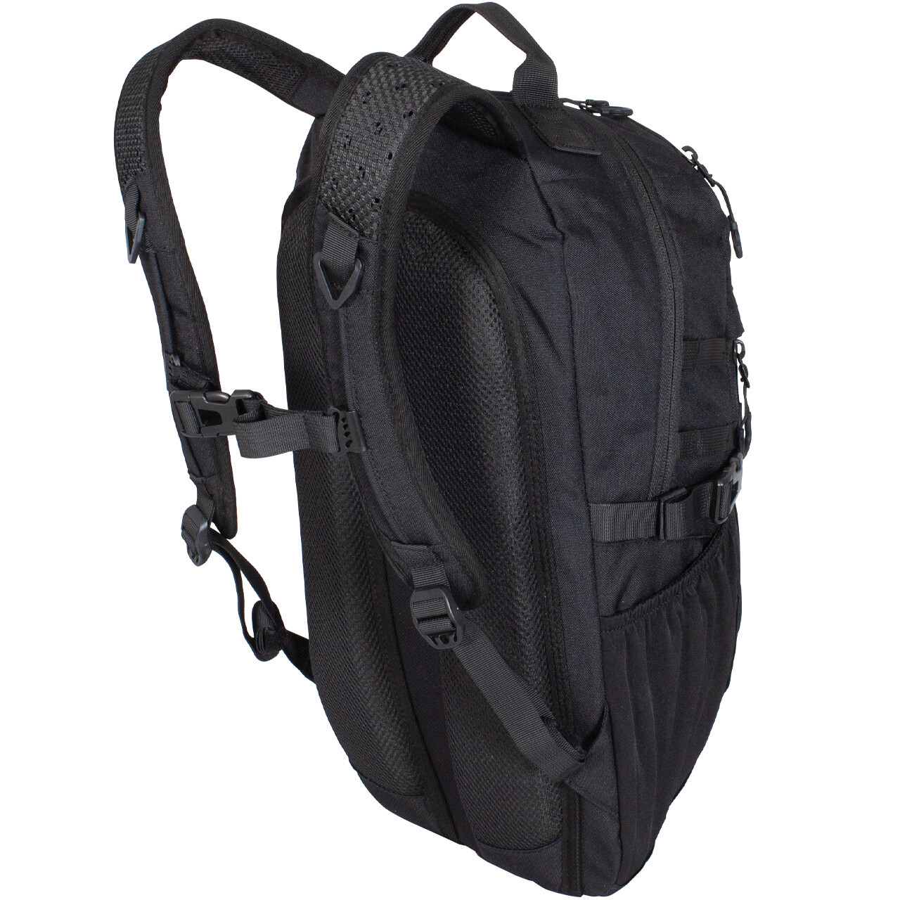 FHIOR Tactical Backpack 20L Black With Large Main Compartment Adjustable Straps 3