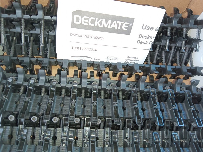 See Description DECKMATE 360 Black Colladed Hidden Deck Fastener Grooved Decking gallery