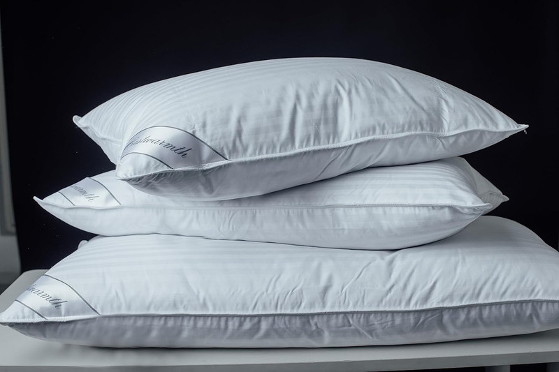 Goose down Feather Soft Pillows One Pillow 100% Cotton Supportive Bed Pillow Str gallery