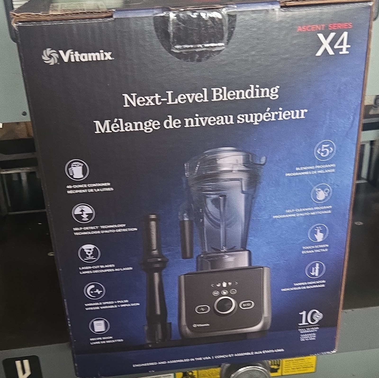 Vitamix Ascent Series X4 Countertop Blender 48 oz 1500W Graphite Variable gallery