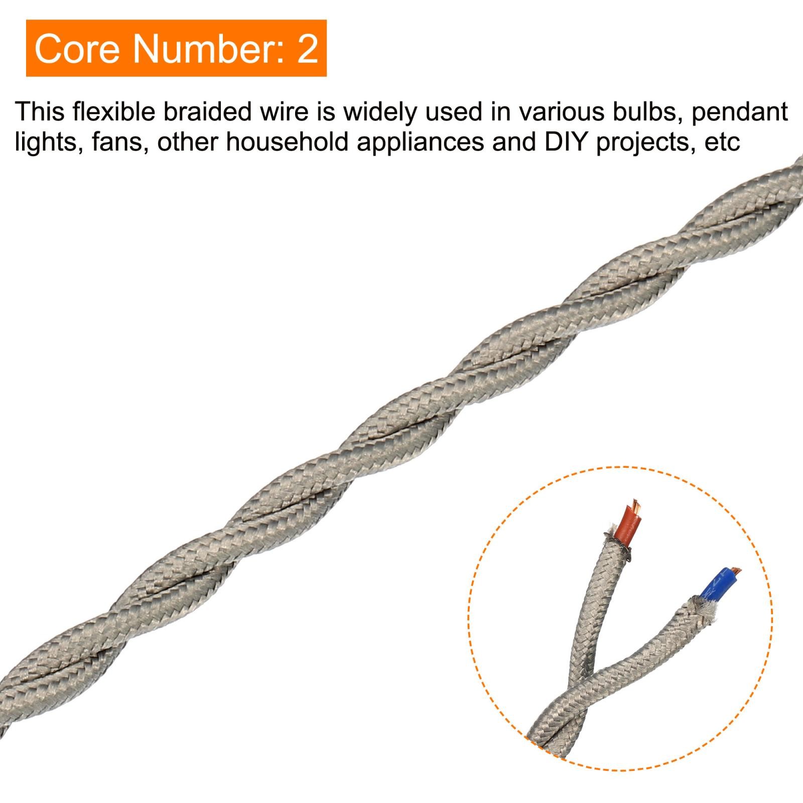Contort Fabric Coated Wire 2 Soul 18AWG 10m/32.8ft, Grey gallery