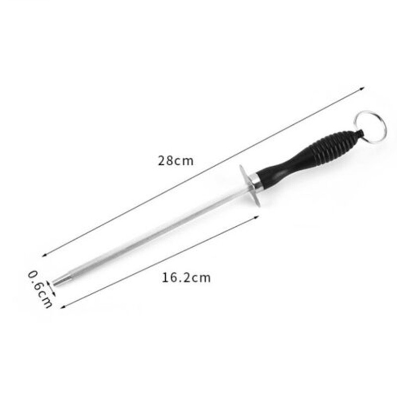 2 Pcs 11" Stainless Steel Knife Sharpener, Honing Rod, Kitchen Knife Sharpener gallery