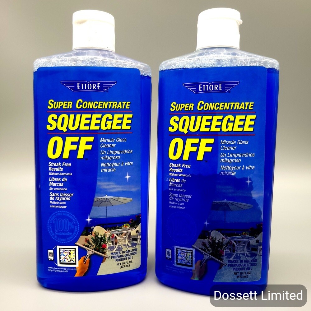 Ettore Squeegee-Off Window Cleaning Soap, 16oz 2-pack - MAKES 32 GALLONS gallery