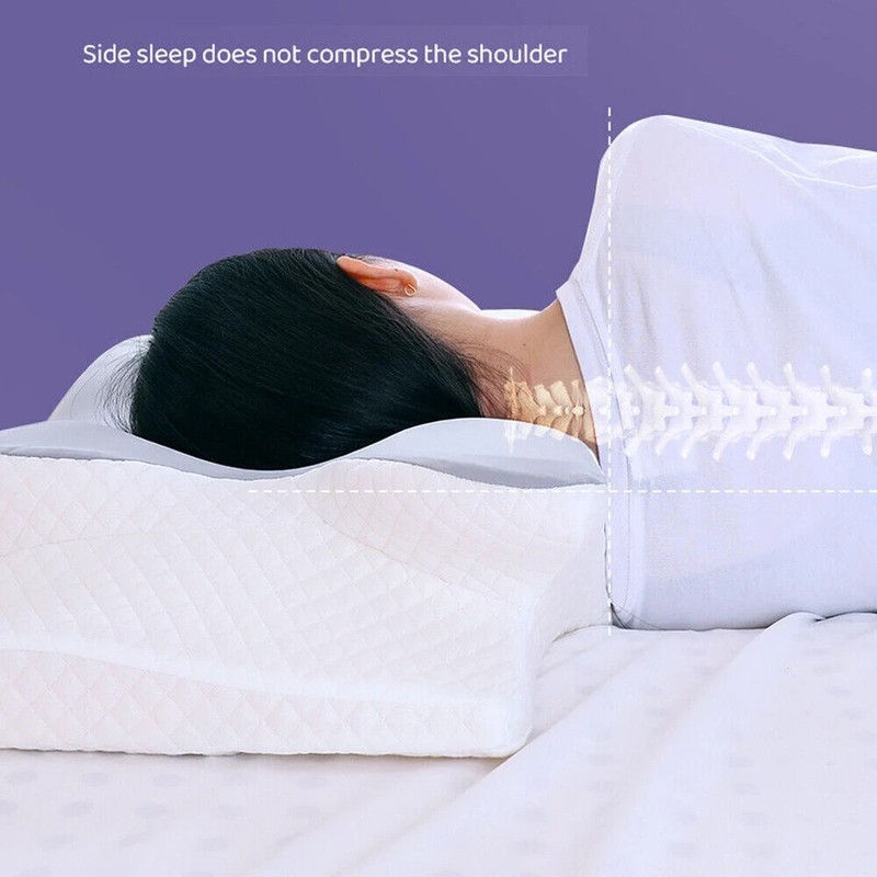 Cervical Memory Foam Pillow for Neck Pain Relief Ergonomic Neck Support Pillows gallery