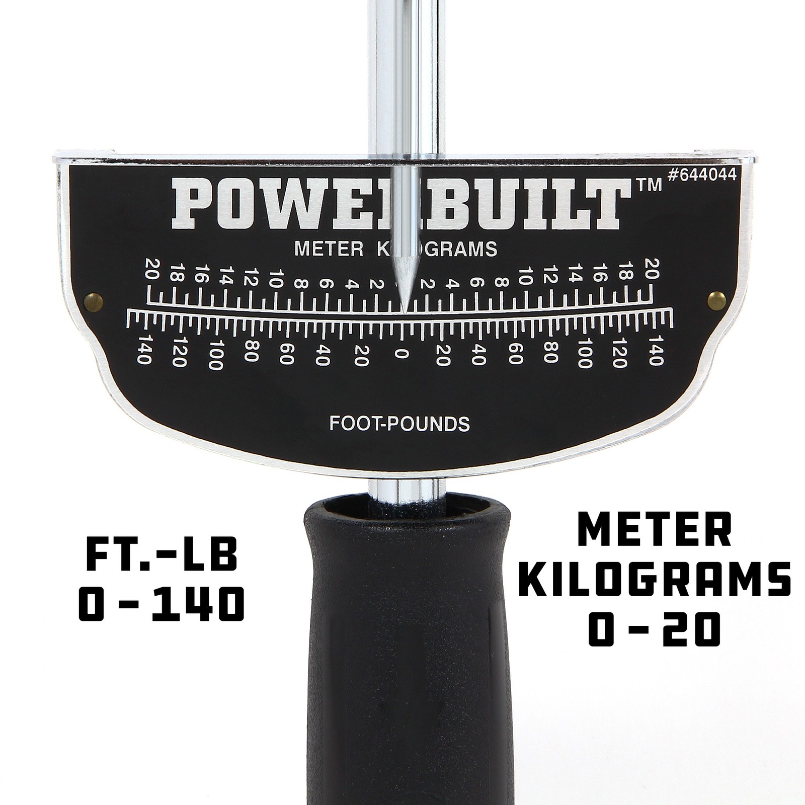 Powerbuilt 1/2-Inch Drive Needle Torque Wrench, 0 to 140 Ft. Lbs gallery