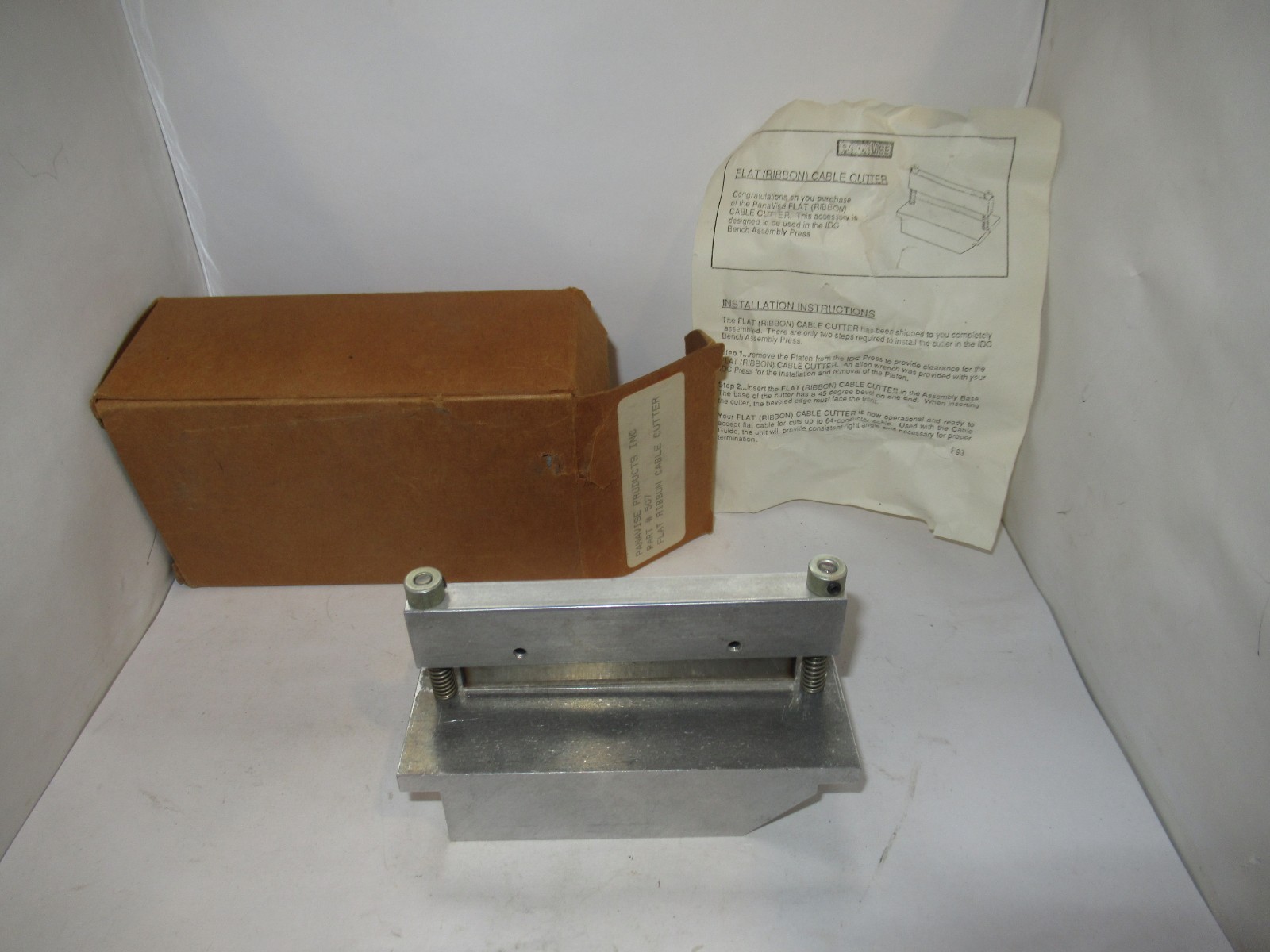 NOS PANAVISE 507 FLAT RIBBON CABLE CUTTER gallery