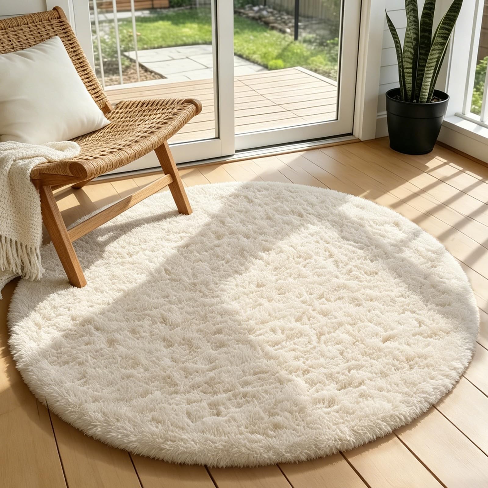 Round Rugs 3Ft Circle Area Rug,Christmas Room Decor, Aesthetic Nursery Bedroo... gallery