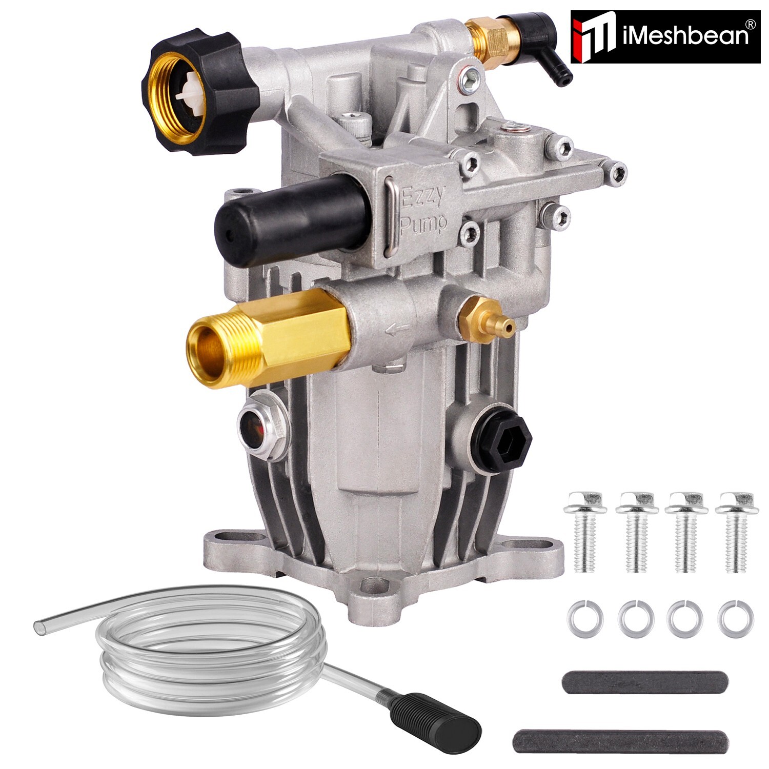 Pressure Washer Pump - Horizontal 3/4" Shaft - MAX 3000 PSI, 2.5 GPM, Oil Sealed gallery