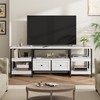 Industrial TV Stand with 2 Drawers, 79" Entertainment Center for TVs Up to 85 in gallery