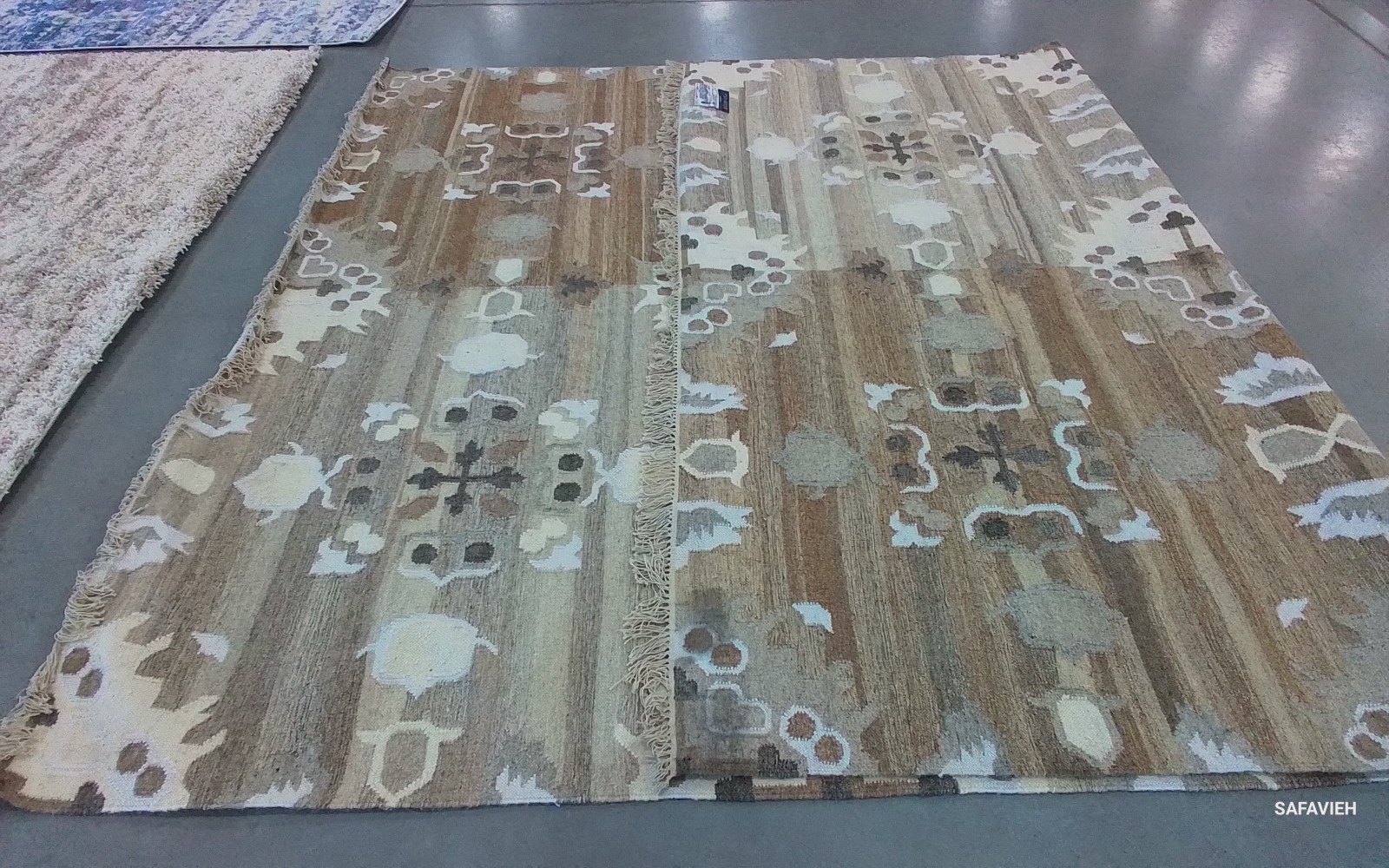 GREY / MULTI 9'-0" x 12'-0" Back Stain Rug, Reduced Price 1172782034 NKM318A-9 gallery
