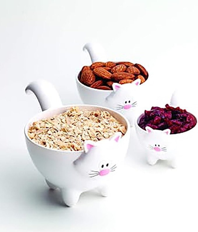 Meow Cat Stackable Kitchen Measuring Cups Set, Colors May Vary gallery