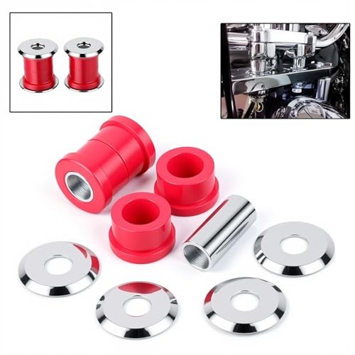 Polyurethane Handlebar Riser Bushings Kit Compatible with Harley Handlebar#R gallery