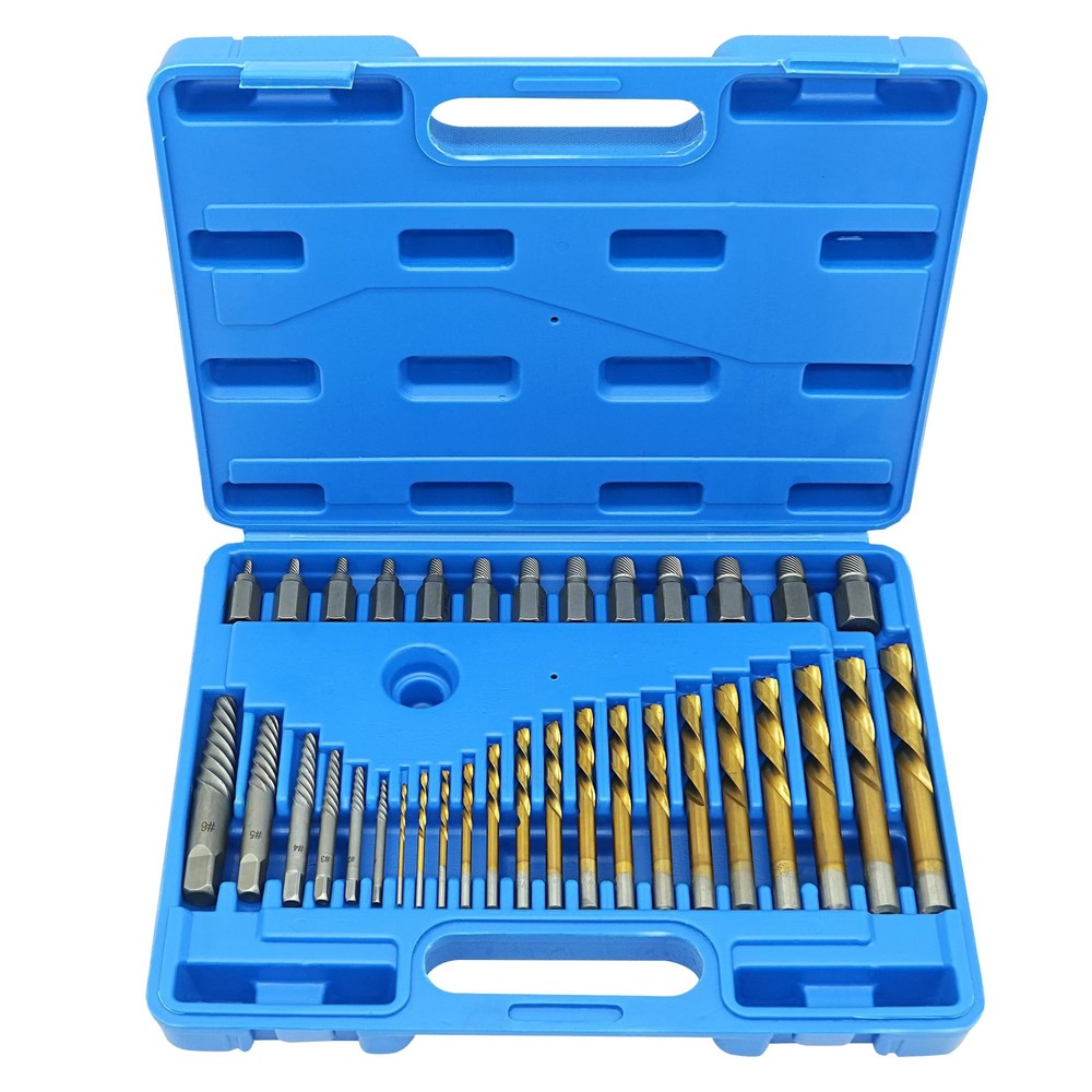 GMTOOLS 35-Piece Helical Screw Puller Bolt Puller Kit, Easy Removal Kit with ...