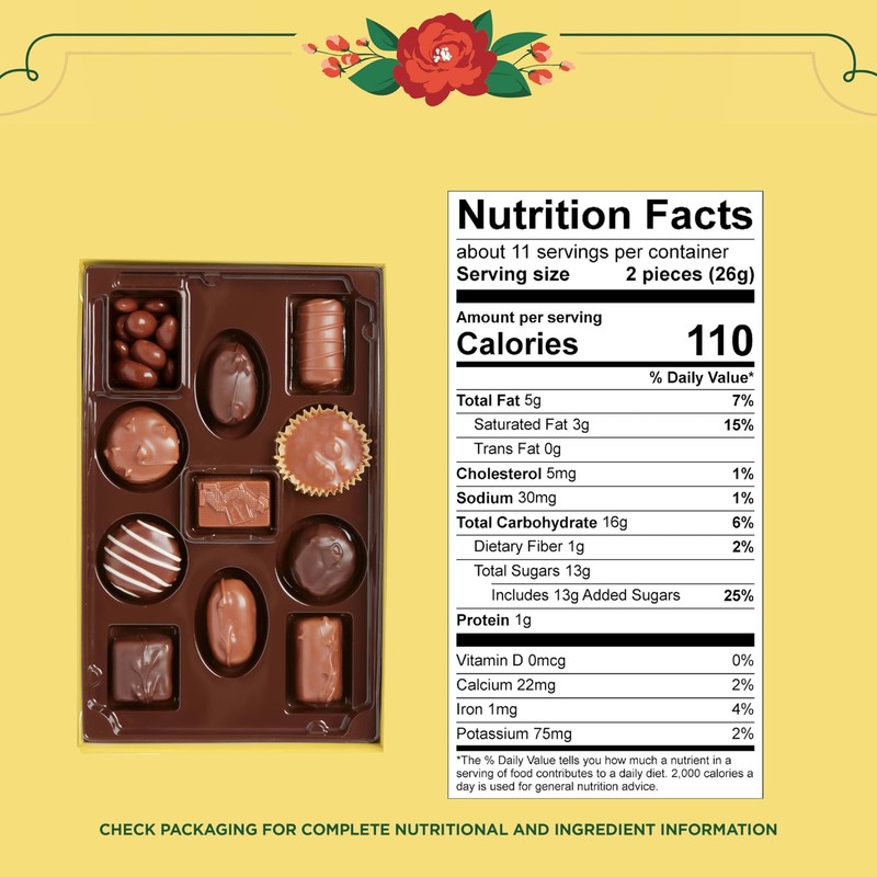 WHITMAN'S SAMPLER Assorted Milk & Dark Chocolate Candy Gift Box, 10 oz. gallery