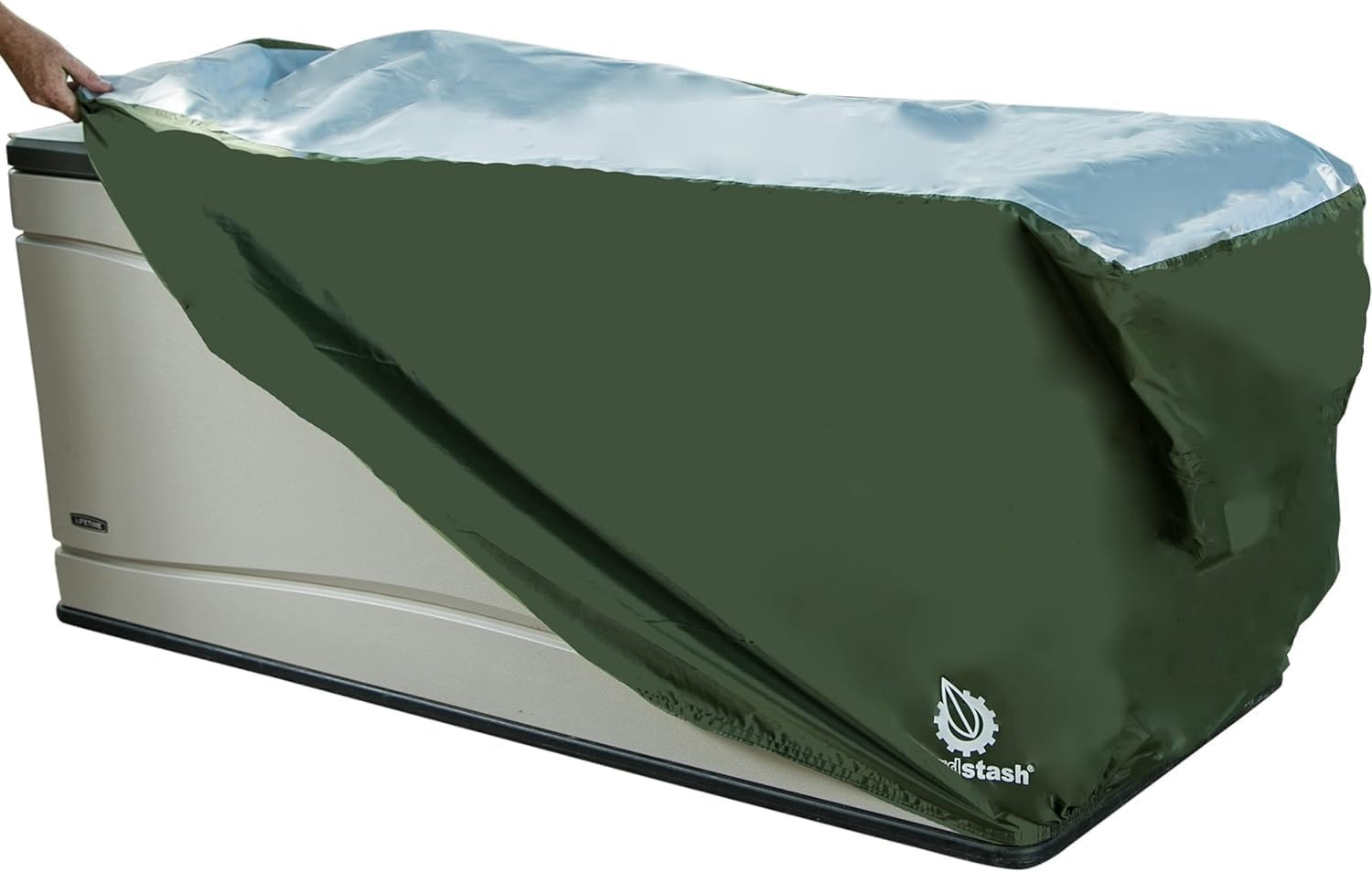 Deck Box Cover - Heavy Duty, Waterproof Covers for Outdoor Cushion Storage and L gallery