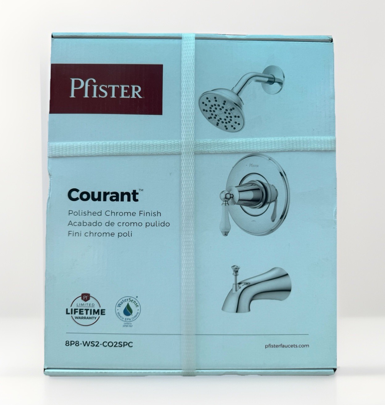 Pfister Courant Single-Handle 1-Spray Tub and Shower Faucet Polished Chrome gallery