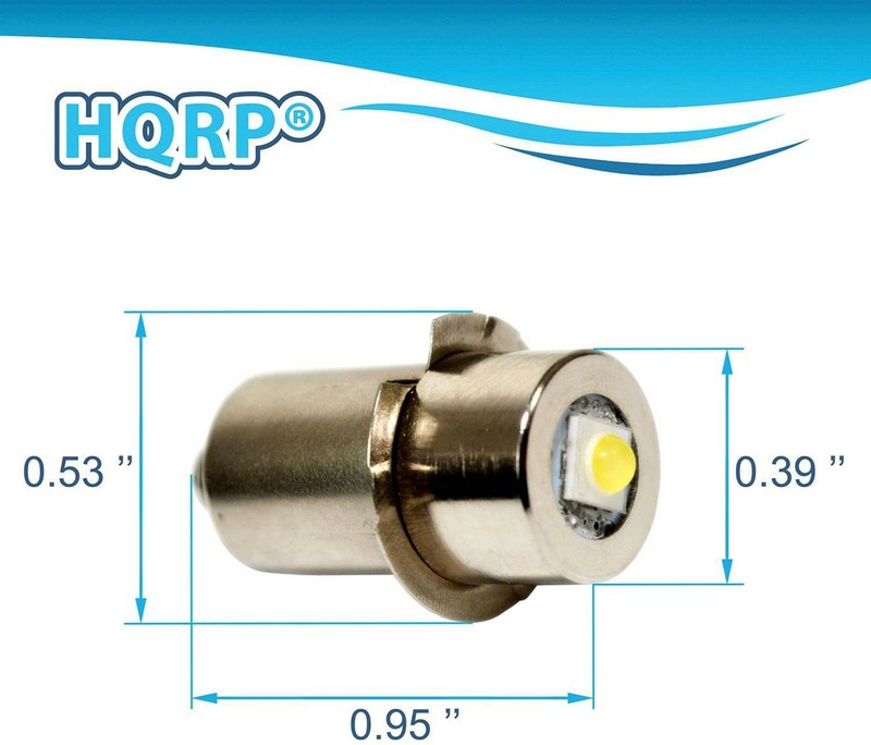 HQRP 3W 6-24V High Brightness Conversion LED Bulb Power Tool Torch Flashlight gallery