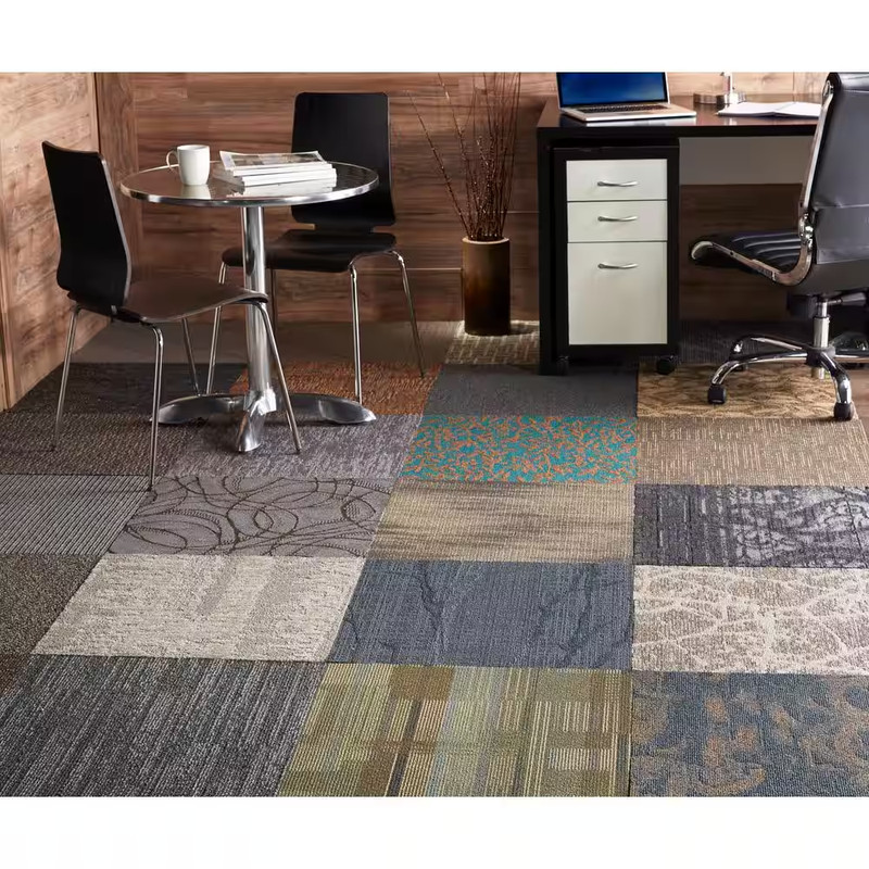 Versatile - Assorted - Multi-Colored Commercial/Residential 24 X 24 In. Peel and gallery