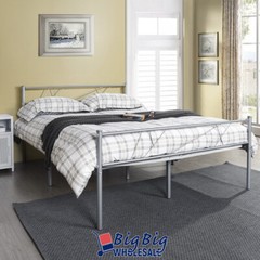 Full Size Metal Bed Frame with Headboard and Footboard/Mattress Foundation Steel