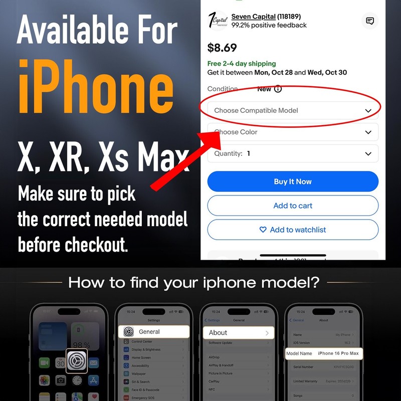 For Apple iPhone X XR XS Max 10 Shockproof Protective Rugged Hard Cover Case gallery