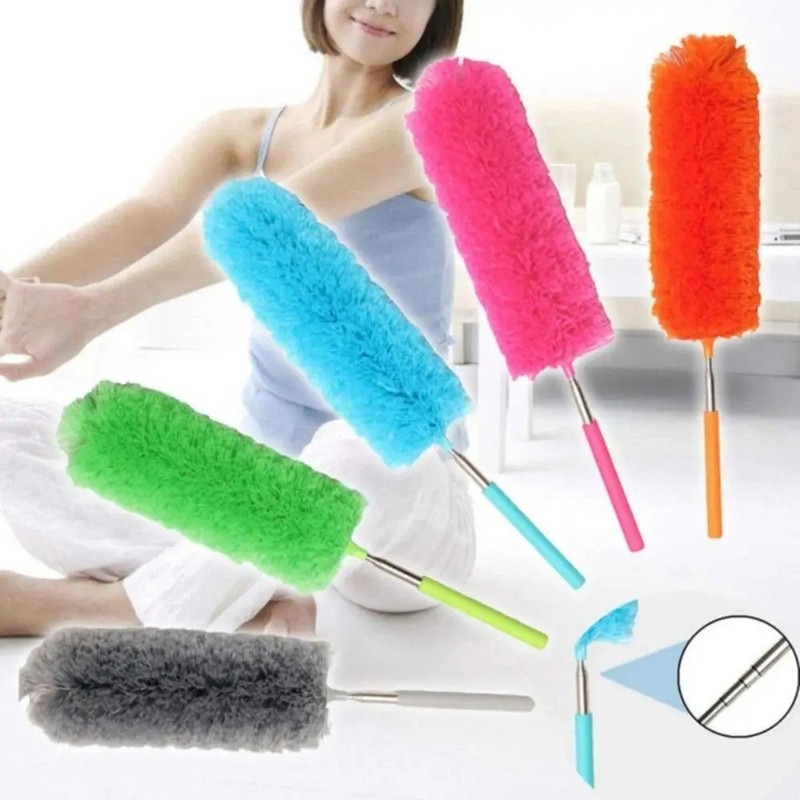 Microfiber Duster Soft Feather Dusting Brush Household Extendable Cleaning Tool gallery