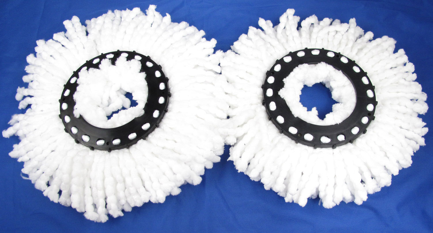 4 NEW Replacement Microfiber Mop Head Refill For Hurricane Magic Mop 360° Spin gallery