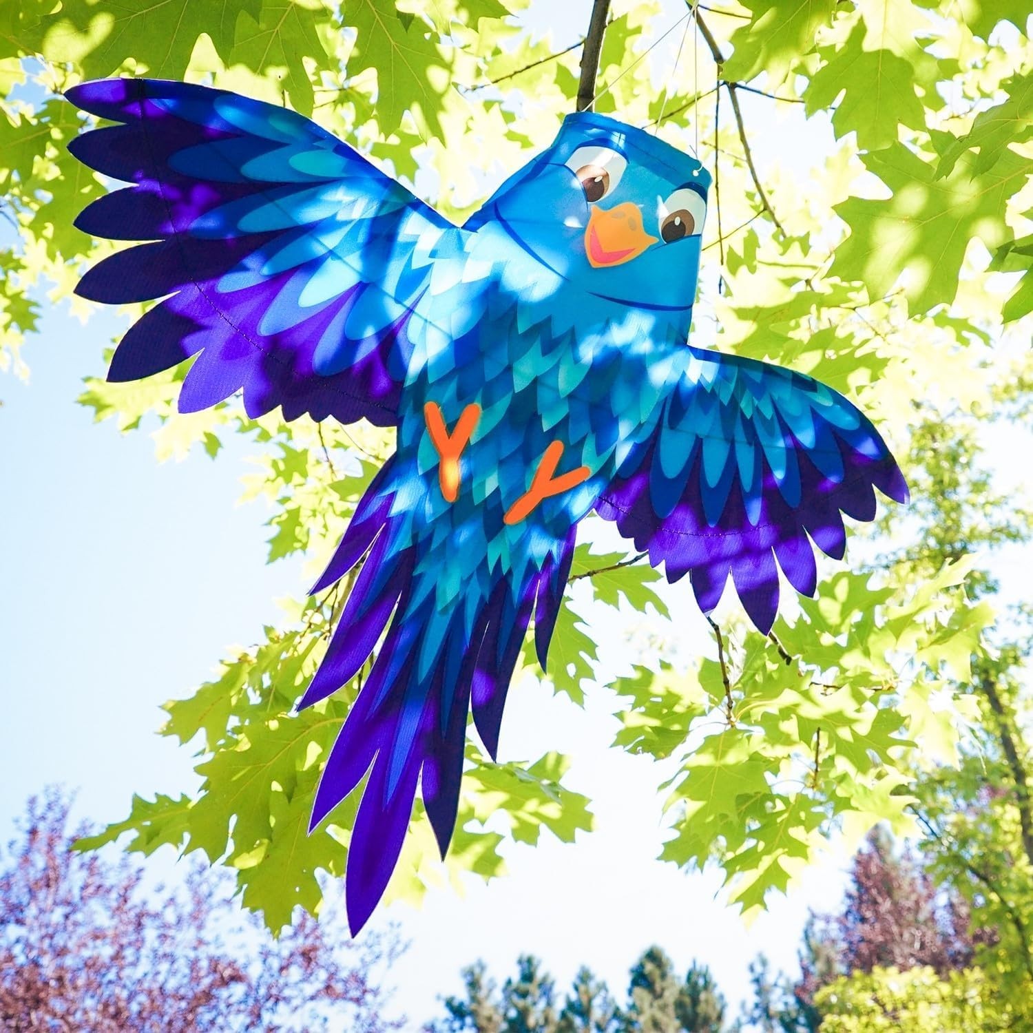 In the Breeze Blue Bird Windsock #5272--24" Wide Colorfully Printed Windsock gallery