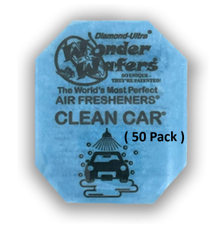Wonder Wafers 50 CT Individually Wrapped Clean Car Air Fresheners gallery