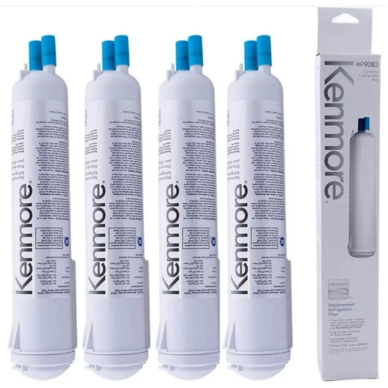 4 Pack- Kenmore 46-9083 Replacement Refrigerator Water Filters gallery