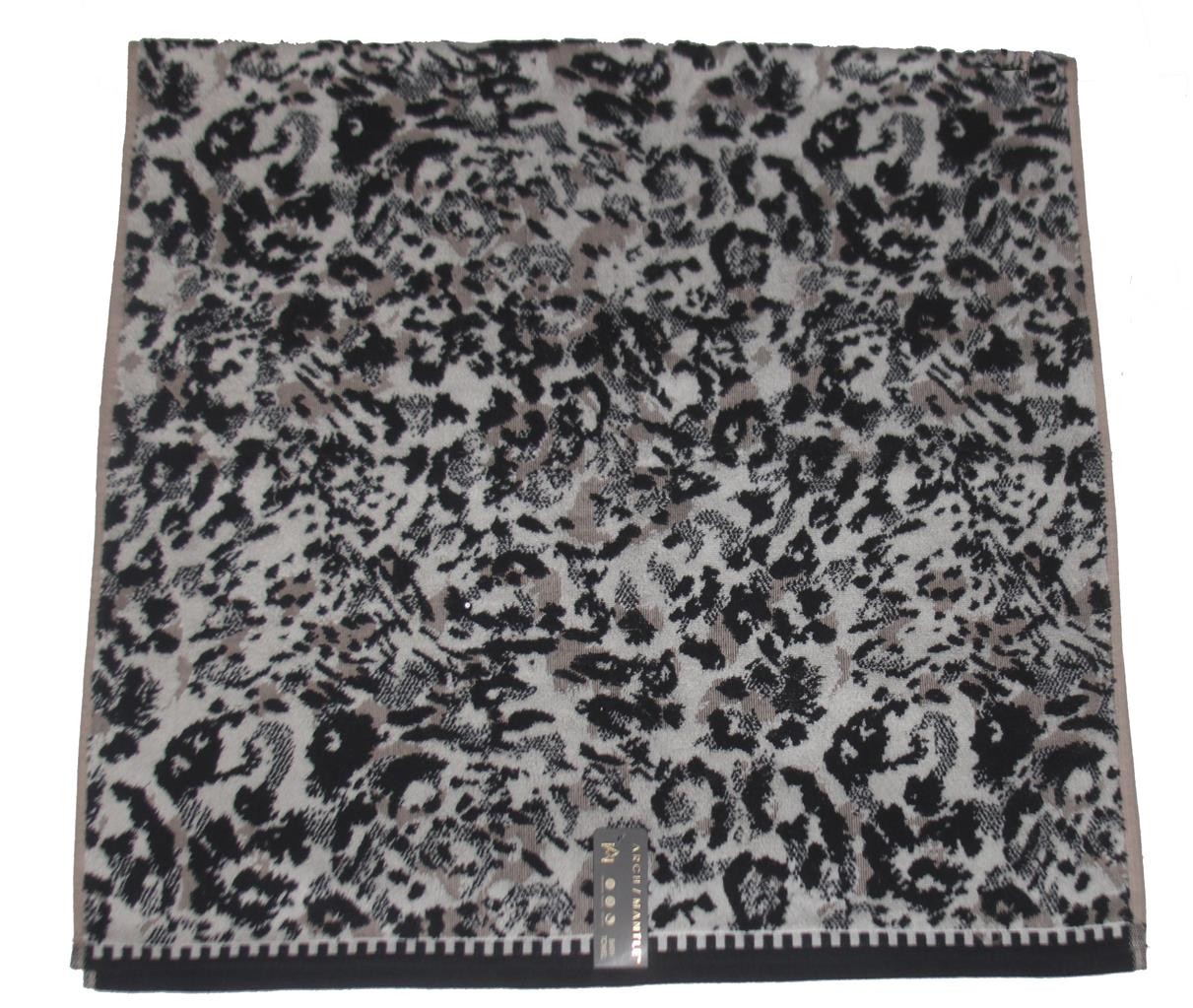 Arch Mantle Leopard Terry Loop Textured Contrast Border BATH Towel Nice Quality gallery